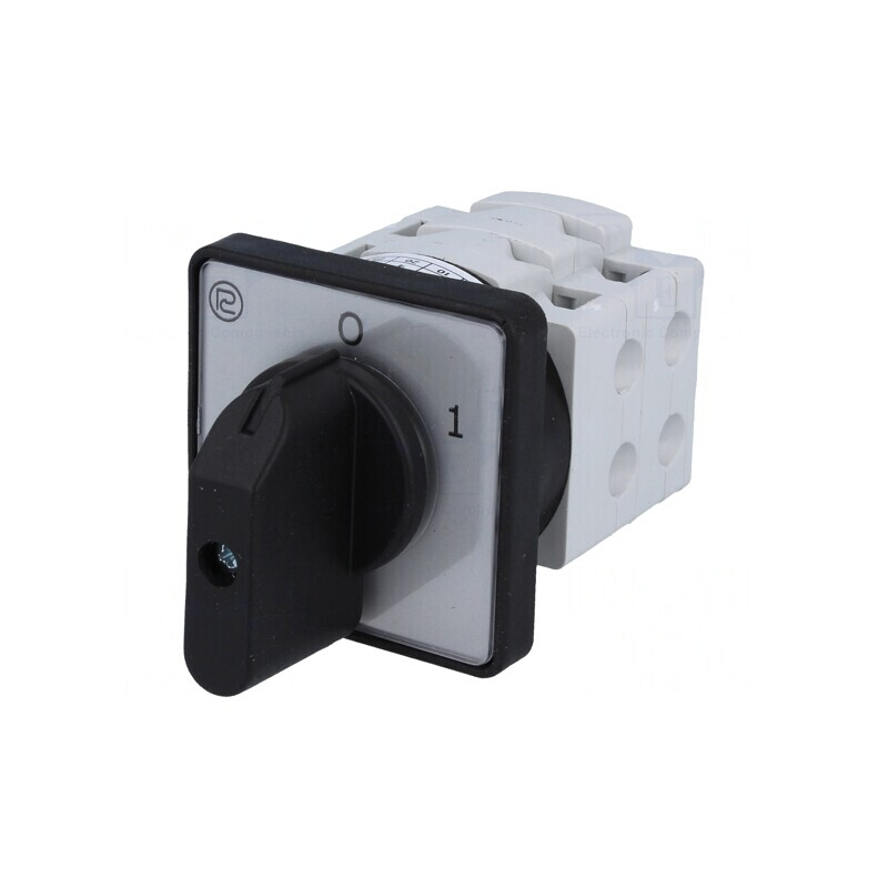 Comutator cu Came 2 Poziții 25A pentru Încastrare 3 Poli | Electronic-mag.ro | Componente Electronice