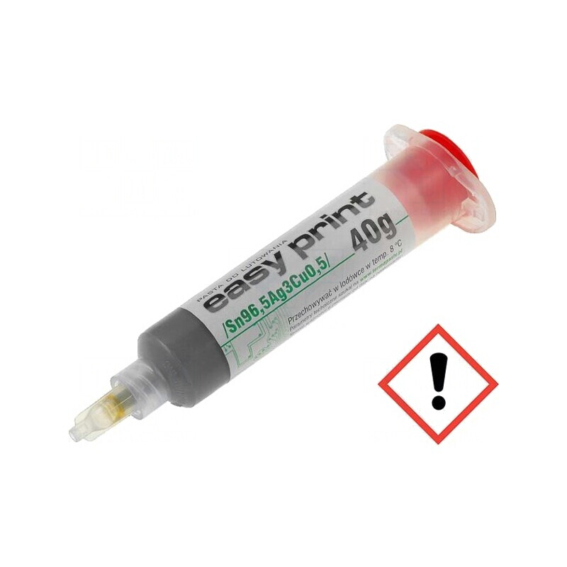 Pastă de lipit fără plumb seringă 40g 217°C | Electronic-mag.ro | Componente Electronice