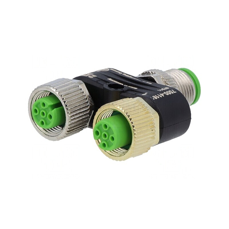 Adaptor T M12 tată, M12 mamă x2 A-DeviceNet/CANopen | Electronic-mag.ro | Componente Electronice Adaptor T M12 tată, M12 mamă x2 A-DeviceNet/CANopen | Electronic-mag.ro | Componente Electronice