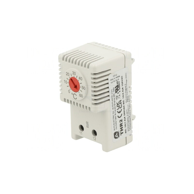 Termostat NC 10A 250VAC cu Șuruburi THR2 | Electronic-mag.ro | Componente Electronice