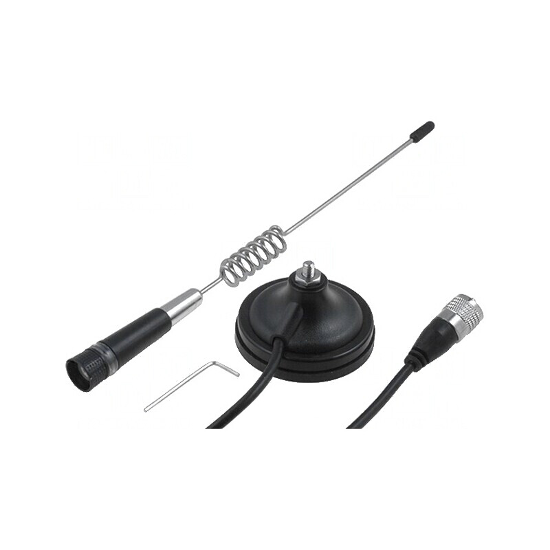 Antenă CB Farun Ontario 3dBi 50W cu Magnet și Cablu 4m | Electronic-mag.ro | Componente Electronice