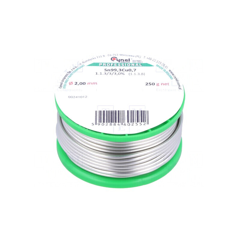 Sârmă de lipit fără plumb 2mm 250g | Electronic-mag.ro | Componente Electronice