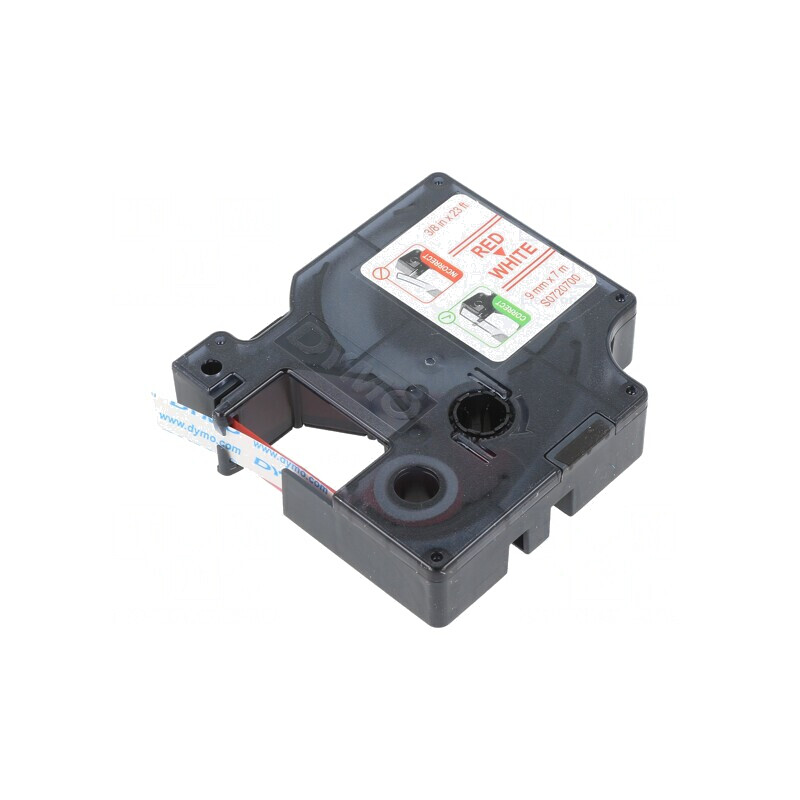 Bandă Dymo 9mm 7m Albă cu Scris Roșu | Electronic-mag.ro | Componente Electronice Bandă Dymo 9mm 7m Albă cu Scris Roșu | Electronic-mag.ro | Componente Electronice