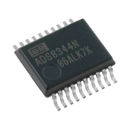 Convertor A/D 8 Canale 16-bit 100ksps 2.7-5.25V SSOP20 | Electronic-mag.ro | Componente Electronice