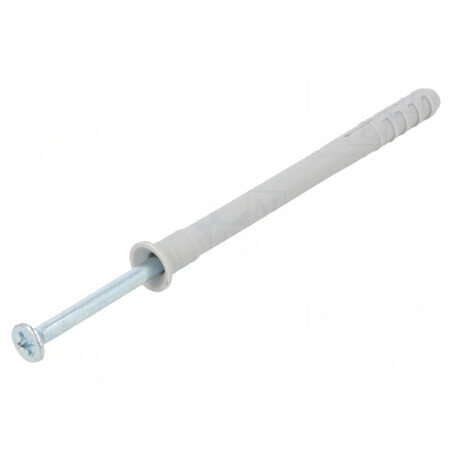 'Plastic Anchor with Zinc-Plated Screw 8x100mm - 50pcs' | Electronic-mag.ro | Componente Electronice