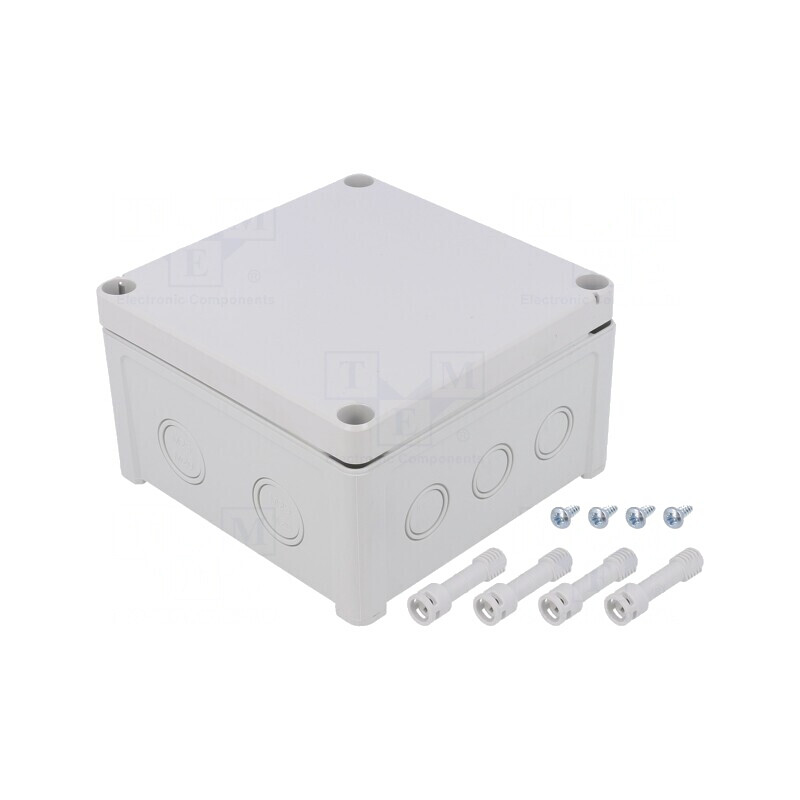 Carcasă cutie de conexiuni 130x130x75mm pentru perete | Electronic-mag.ro | Componente Electronice Carcasă cutie de conexiuni 130x130x75mm pentru perete | Electronic-mag.ro | Componente Electronice