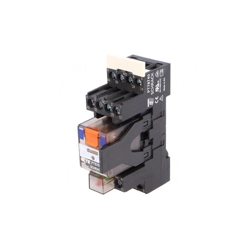 Releu 4PDT 24VDC 6A | Electronic-mag.ro | Componente Electronice