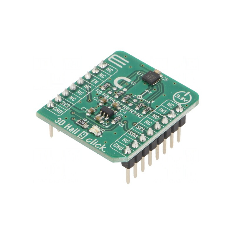 Senzor Magnetic I2C 3D HALL 9 Click 3.3V | Electronic-mag.ro | Componente Electronice Senzor Magnetic I2C 3D HALL 9 Click 3.3V | Electronic-mag.ro | Componente Electronice
