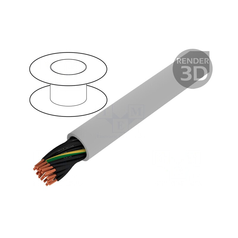 Cablu Electric JZ-500-PUR 25G1,5mm2 Gri | Electronic-mag.ro | Componente Electronice