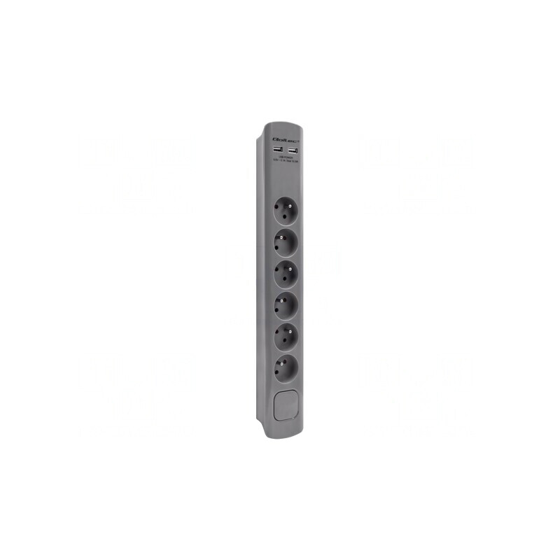 Prelungitor 6 Prize cu Protecție la Supratensiune 16A | Electronic-mag.ro | Componente Electronice