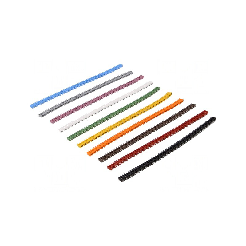 Markere Marcaj Poliamidă 2-3mm Set 10 Buc. | Electronic-mag.ro | Componente Electronice