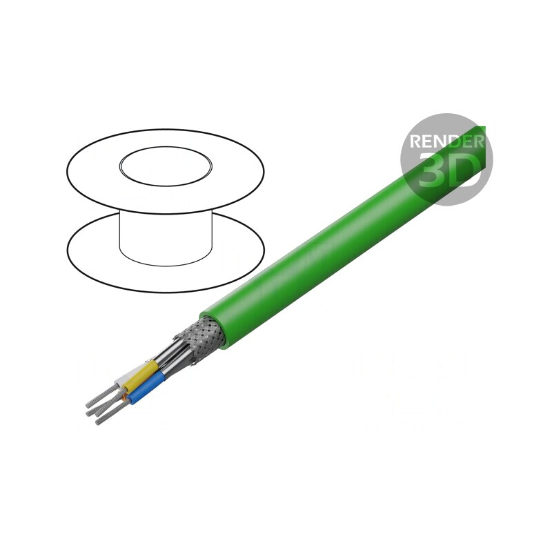 Cablu ETHERLINE® MARINE SF/UTP Cat5e 2x2x22AWG FRNC | Electronic-mag.ro | Componente Electronice