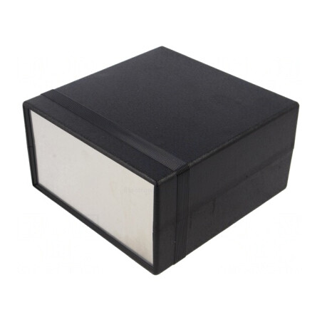 Carcasă ABS Neagră IP54 cu Panou 160x160x86mm | Electronic-mag.ro | Componente Electronice
