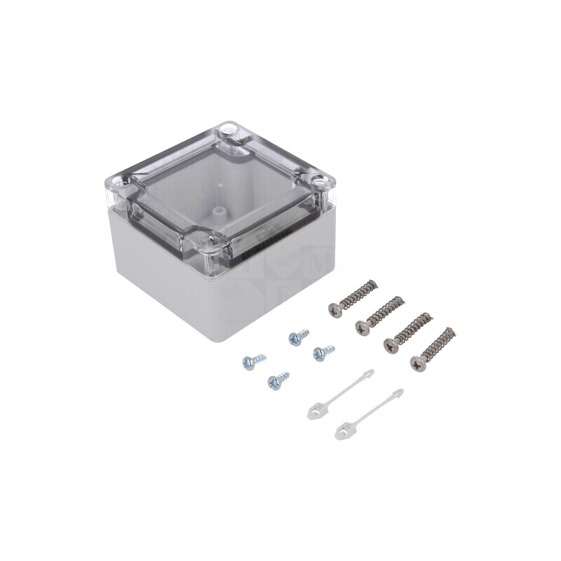 Carcasă Universală Gri TG ABS 82x84x55mm | Electronic-mag.ro | Componente Electronice
