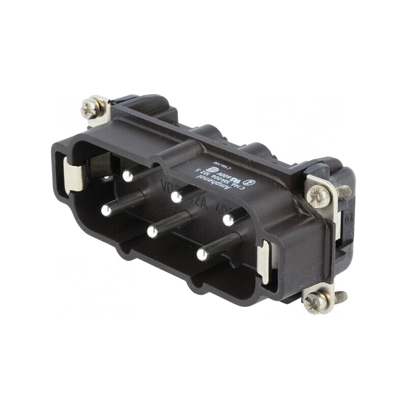 Conector HDC cu 6 Inserturi de Contact Tată 42A | Electronic-mag.ro | Componente Electronice