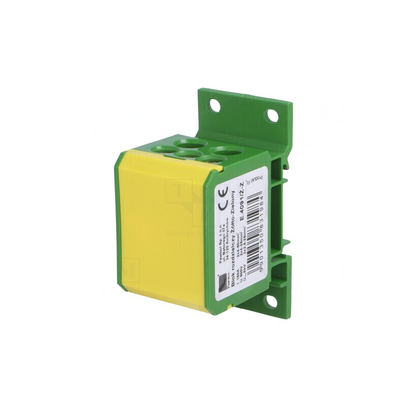 Bloc de Distribuție 2,5-50mm2 cu 7 Borne | Electronic-mag.ro | Componente Electronice