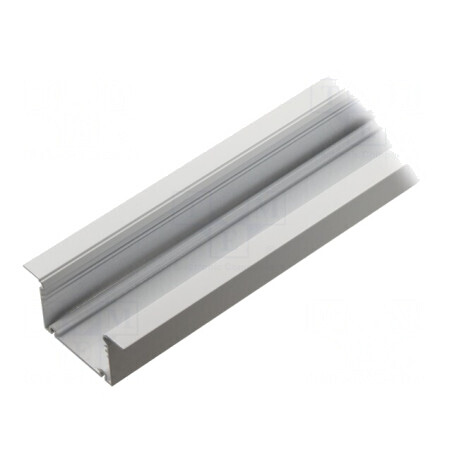 Profil Aluminiu Încastrat pentru Module LED 1m Alb PHIL | Electronic-mag.ro | Componente Electronice