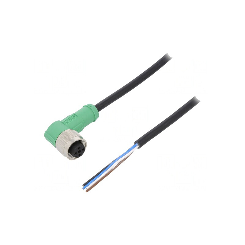 Cablu de conectare M12 4P 10m PVC 250VAC 4A | Electronic-mag.ro | Componente Electronice