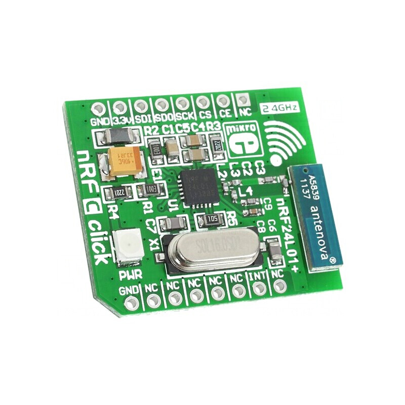Transmițător-Receptor RF SPI 3.3V NRF C Click | Electronic-mag.ro | Componente Electronice