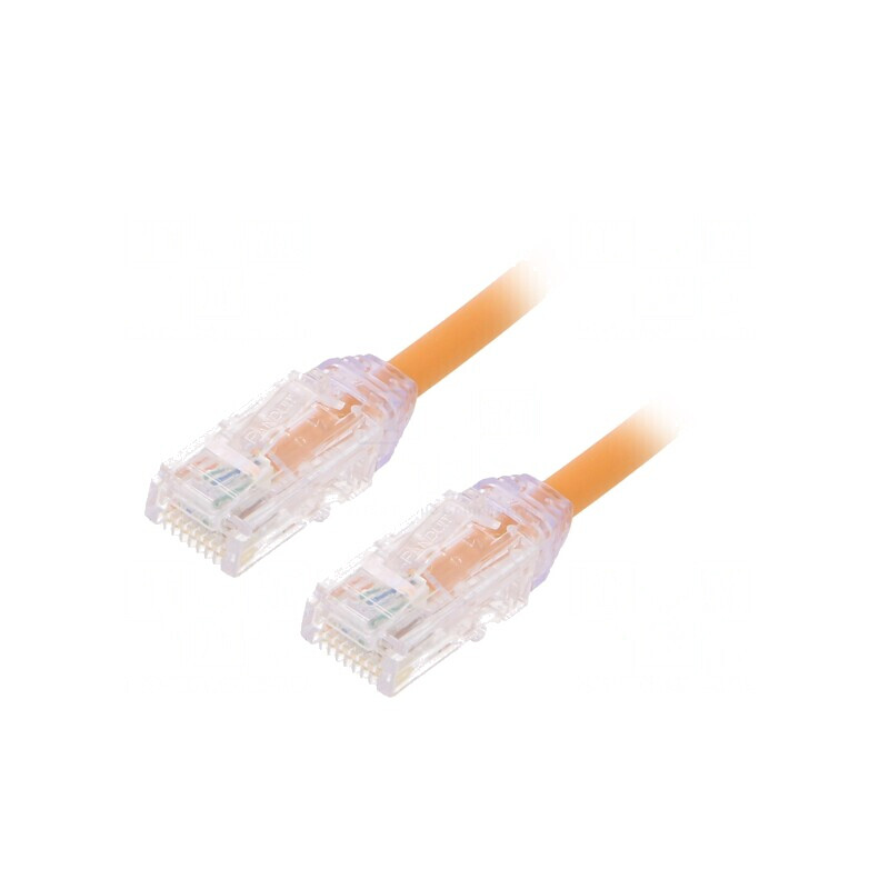 Patch Cord UTP Cat6a 3m Portocaliu | Electronic-mag.ro | Componente Electronice