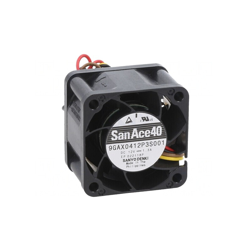 Ventilator axial 12V 40x40x28mm 54m3/h 64dBA cu bilă | Electronic-mag.ro | Componente Electronice