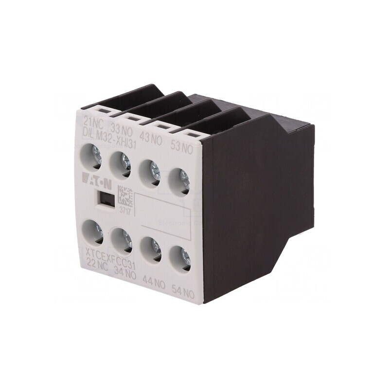 Contacte Auxiliare Frontale cu Șurub DILM32-XHI31 | Electronic-mag.ro | Componente Electronice Contacte Auxiliare Frontale cu Șurub DILM32-XHI31 | Electronic-mag.ro | Componente Electronice