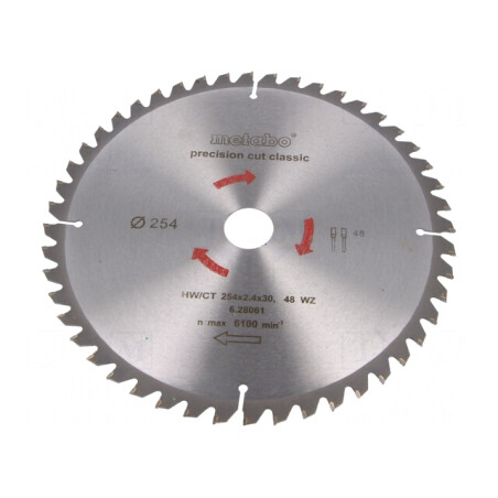 Disc Ferastrau Circular 254mm 48 Dinti | Electronic-mag.ro | Componente Electronice