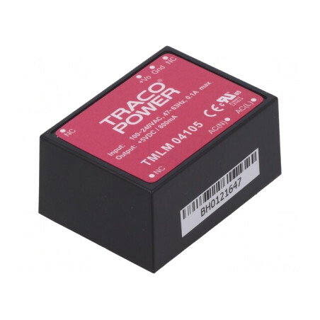 Convertor AC/DC 4W 5VDC 69% TMLM 04105 | Electronic-mag.ro | Componente Electronice