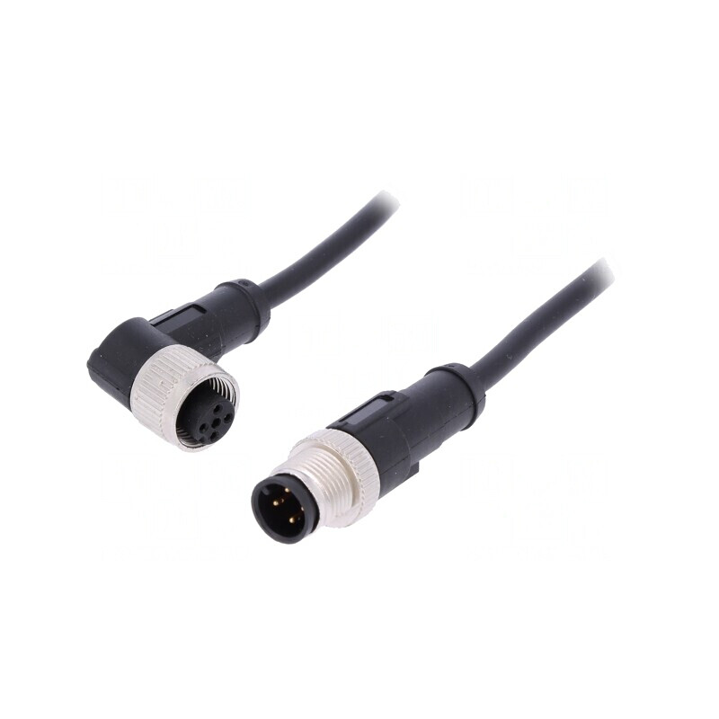 Cablu M12 4 PIN 5m PVC 250VAC 4A | Electronic-mag.ro | Componente Electronice Cablu M12 4 PIN 5m PVC 250VAC 4A | Electronic-mag.ro | Componente Electronice