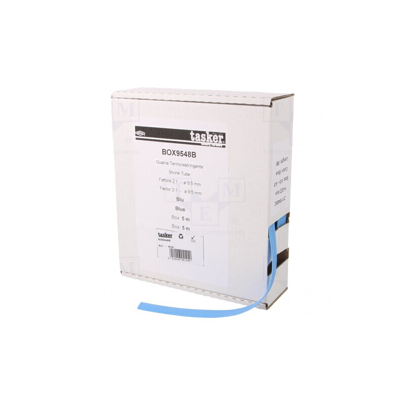 Manşon Termocontractabil Fără Adeziv 9,5mm x 5m Albastru | Electronic-mag.ro | Componente Electronice