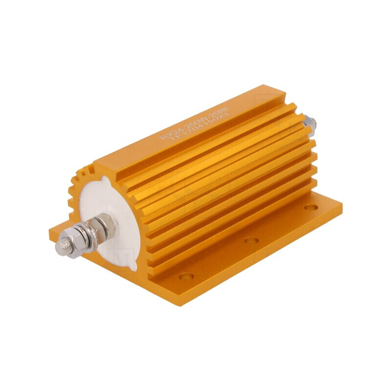 Rezistor bobinat cu radiator 25Ω 250W | Electronic-mag.ro | Componente Electronice Rezistor bobinat cu radiator 25Ω 250W | Electronic-mag.ro | Componente Electronice