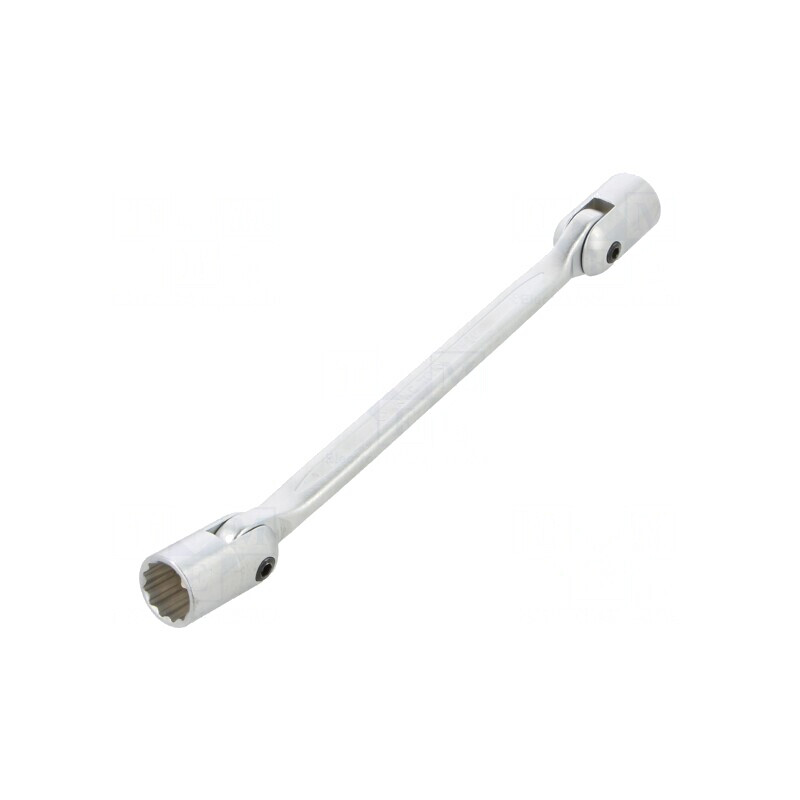 Cheie tubulară cu articulație 17mm/19mm oțel crom-vanadium | Electronic-mag.ro | Componente Electronice