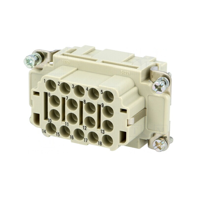 Conector HDC Inserturi Han EE 18P 18PE Mamă | Electronic-mag.ro | Componente Electronice