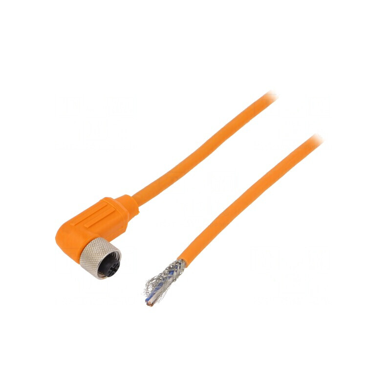 Cablu de Conectare M12 4PIN 5m IP67 240VAC 4A | Electronic-mag.ro | Componente Electronice