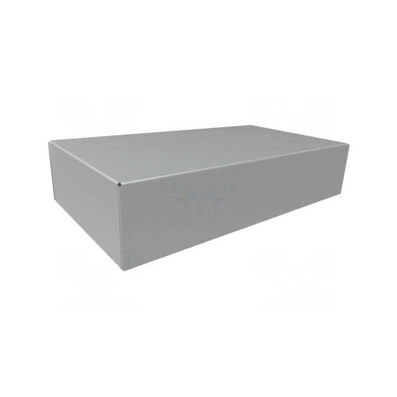 Carcasă bază oțel gri 127x229x51mm | Electronic-mag.ro | Componente Electronice