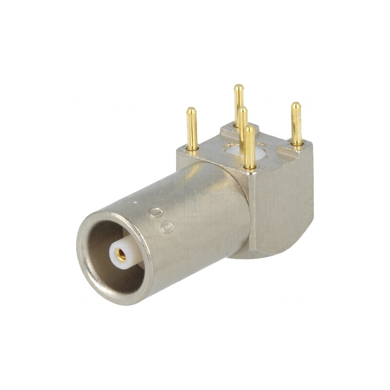 Conector coaxial mamă pentru PCB 4A IP50 50Ω | Electronic-mag.ro | Componente Electronice