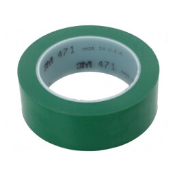 Bandă de marcare verde 33m x 38mm | Electronic-mag.ro | Componente Electronice