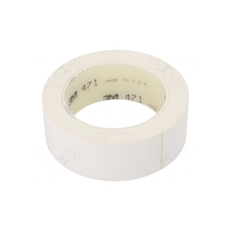 Bandă de marcare albă 33m x 38mm | Electronic-mag.ro | Componente Electronice