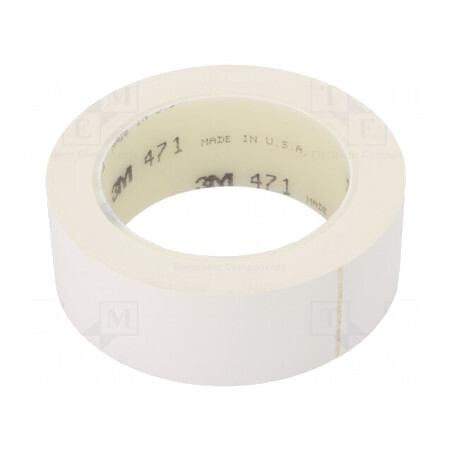 Bandă de marcare albă 33m x 38mm | Electronic-mag.ro | Componente Electronice