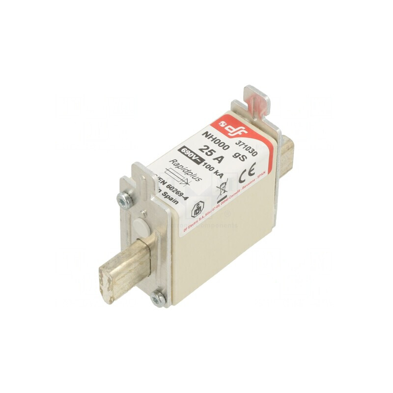 Siguranță gS 25A 690VAC 440VDC NH000 | Electronic-mag.ro | Componente Electronice