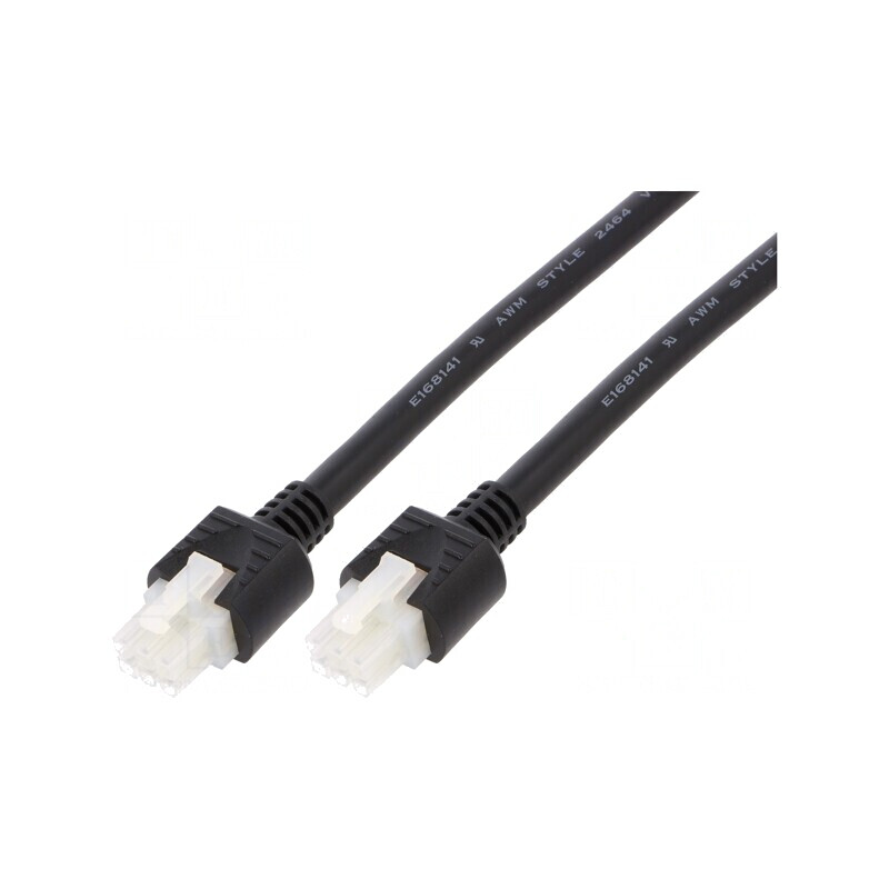 Cablu Mini-Fit Jr mamă 6 pini 0,5m 6,5A PVC | Electronic-mag.ro | Componente Electronice