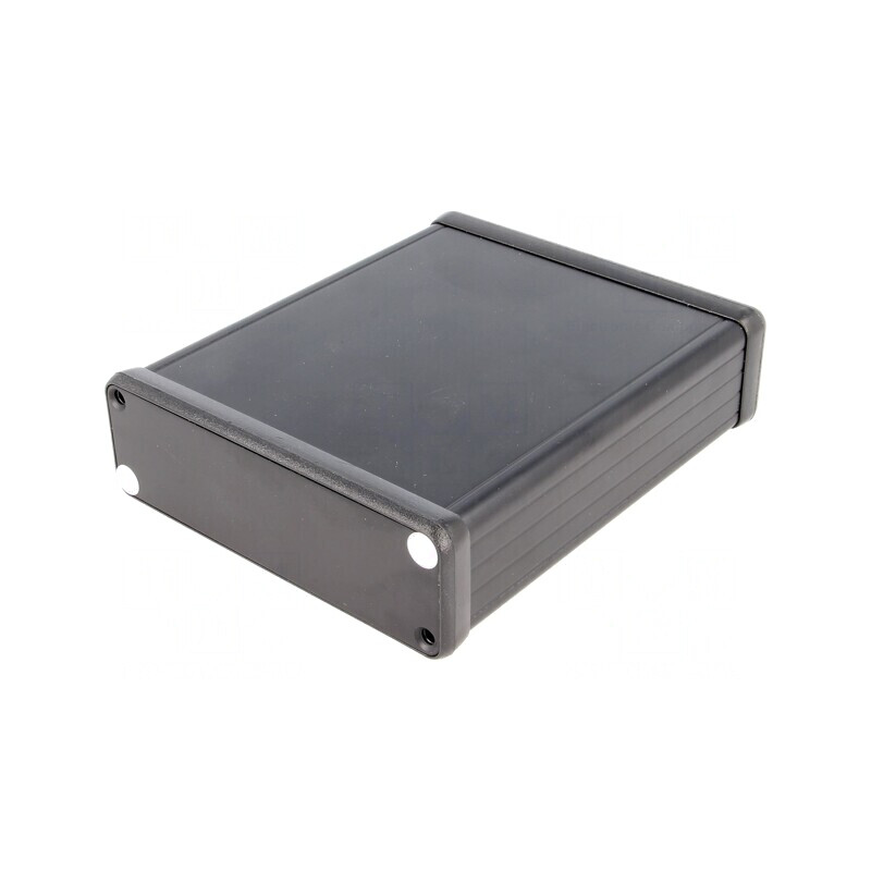 Carcasă Aluminiu Neagră 103x120x30mm | Electronic-mag.ro | Componente Electronice