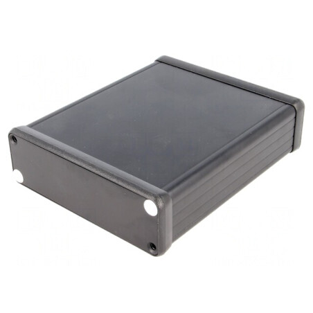 Carcasă Aluminiu Neagră 103x120x30mm | Electronic-mag.ro | Componente Electronice