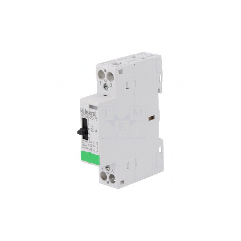 Contactor 2-poli 20A 230VAC 220VDC NO x2 | Electronic-mag.ro | Componente Electronice