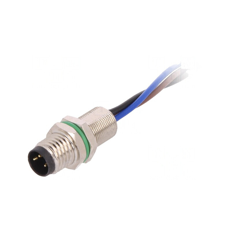 Conector M8 Tată 3 Pin pentru Montare pe Panou cu Piuliță din Spate | Electronic-mag.ro | Componente Electronice Conector M8 Tată 3 Pin pentru Montare pe Panou cu Piuliță din Spate | Electronic-mag.ro | Componente Electronice