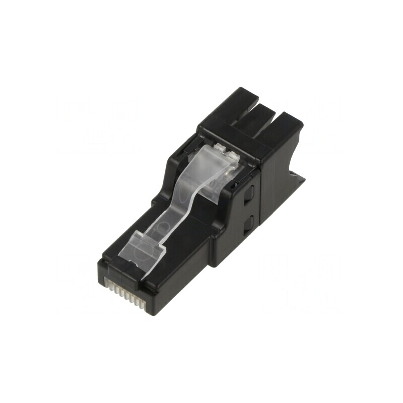 Mufă RJ45 Cat 6a 8p8c 26-22AWG | Electronic-mag.ro | Componente Electronice