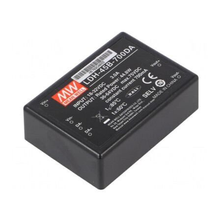 Convertor DC/DC 44.8W 18-32V la 36-64V 2A LDH-45B-700DA | Electronic-mag.ro | Componente Electronice