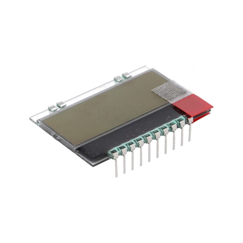 Afișaj LCD Alfanumeric FSTN 10x4 Alb 36x25.4mm | Electronic-mag.ro | Componente Electronice