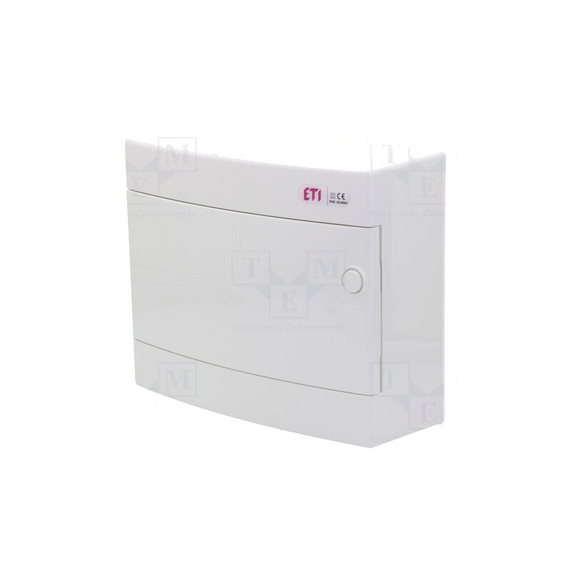 Carcasă pentru aparatură modulară IP40, albă, 12 module, ABS | Electronic-mag.ro | Componente Electronice