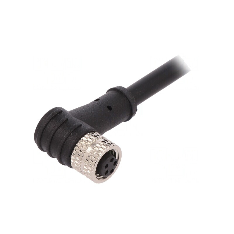 Conector M8 Mamă 5 PIN în Unghi cu Mufă și Cablu 1.5A | Electronic-mag.ro | Componente Electronice